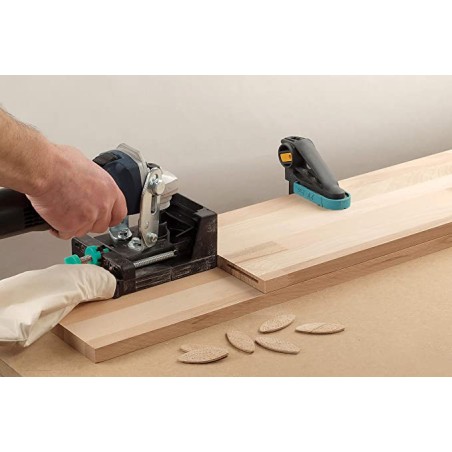 Engalletadora de madera para amoladoras angulares Wolfcraft