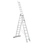 ESCALERA MULTIUSOS 3 TRAMOS 9+9+9 PELDAÑOS