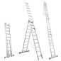 ESCALERA MULTIUSOS 3 TRAMOS 9+9+9 PELDAÑOS