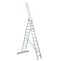 ESCALERA MULTIUSOS 3 TRAMOS 12+12+12 PELDAÑOS