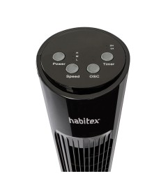 VENTILADOR TORRE VT50 NEGRO HABITEX