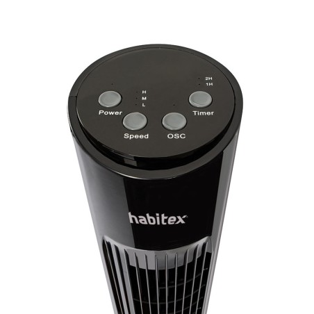 VENTILADOR TORRE VT50 NEGRO HABITEX