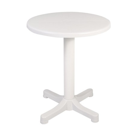 MESA RESINA REDONDA Ø60CM BLANCA