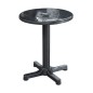MESA BALCÓN Ø 60CM ANTRACITA