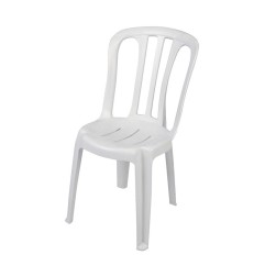 Silla de resina - Bistro - blanca