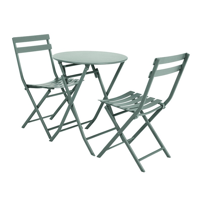 SILLA METÁLICA PLEGABLE VERDE