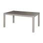 MESA IMITACIÓN RATAN RESINA 150X90XH72CM TAUPE