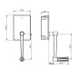RECOGEDOR ABATIB. BLCO. CINTA 14 MM. EHL