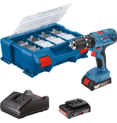 TALADRO PERCUTOR BOSCH GSB 18V-21 18V 2X1,5AH