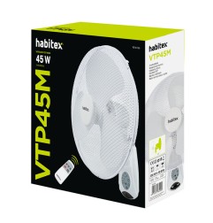 VENTILADOR PARED VTP45M CON MANDO HABITEX