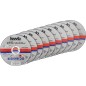 10 DISCOS CORTE EXTRA FINOS 125MM 10 DISCOS CORTE EXTRA FINOS 125MM