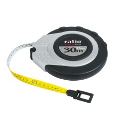 Cinta métrica fibra vidrio bicolor RATIO MetalPro 15mm