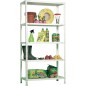 ESTANTERÍA METÁLICA CONFORT PLUS 200X100X40CM BLANCA