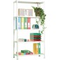 ESTANTERÍA METÁLICA CONFORT PLUS 200X100X40CM BLANCA