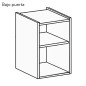 MODULO BAJO 700X700X580MM BLANCO