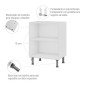 MODULO COLUMNA 2000X600X580MM BLANCO