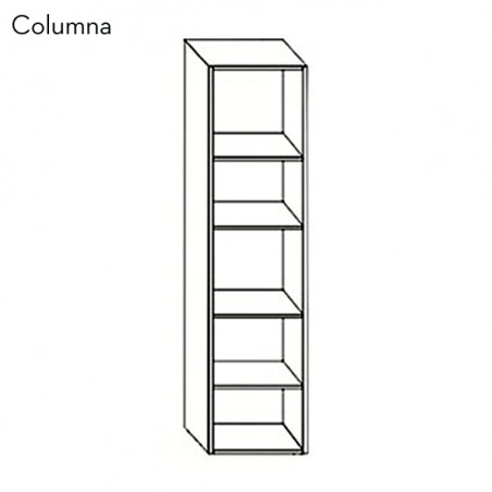 Modulo Columna - 2000x600x580 mm - Blanco
