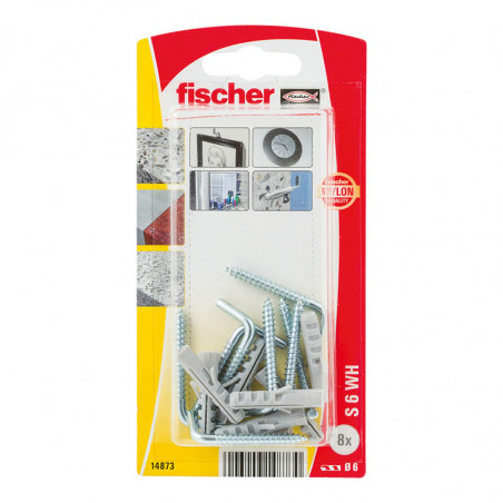 Taco plástico S - FISCHER - con accesorios