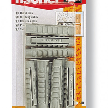 Taco plástico SX - FISCHER - Pro blíster