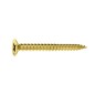 Tornillo Pozidrive latonado - EHS - para aglomerado Tornillo Pozidrive latonado - EHS - para aglomerado