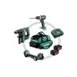 SET METABO TALADRO, MARTILLO Y AMOLADORA 18V 2X4AH