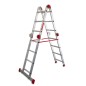 ESCALERA ARTICULADA MULTIUSOS ALUMINIO FARAONE