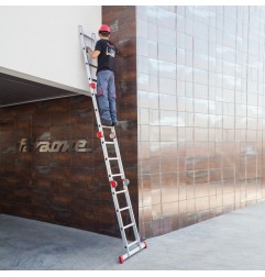 ESCALERA ARTICULADA MULTIUSOS ALUMINIO FARAONE