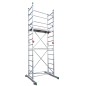 Escalera/Miniandamio aluminio multiusos uso doméstico Faraone