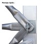 Escalera/Miniandamio aluminio multiusos uso doméstico Faraone