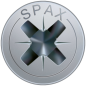 Tornillo galvanizado 4.5x40 mm - SPAX - Ranura en cruz - 10 unidades