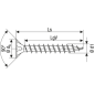 Tornillo galvanizado 4.5x35 mm - SPAX - Ranura en cruz - 10 unidades Tornillo galvanizado 4.5x35 mm - SPAX - Ranura en cruz - 10 unidades