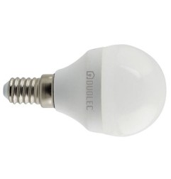 Bombilla LED mini globo - DUOLEC - E14 luz fría 5w