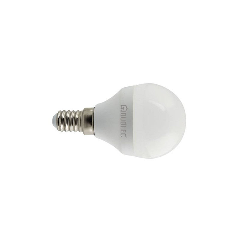 Bombilla LED mini globo - DUOLEC - E14 luz fría 5w