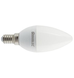 Bombilla LED vela - DUOLEC - E14 luz fría 7w