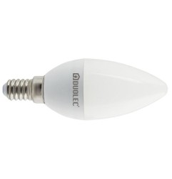 Bombilla LED vela DUOLEC E14 luz fría 5w