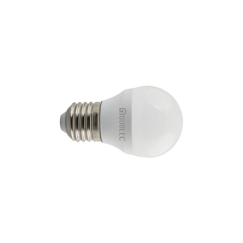 Bombilla LED mini globo DUOLEC E27 luz cálida 7w