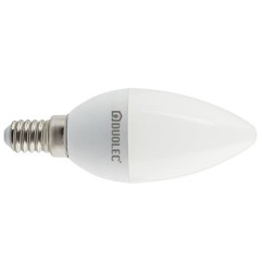 Bombilla LED vela - DUOLEC - E14 luz cálida 7w