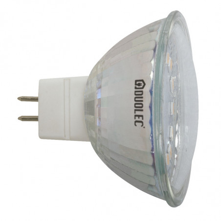 Bombilla LED dicroica regulable - DUOLEC - MR16 luz cálida 3W