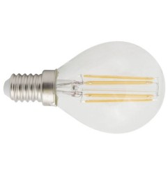 Bombilla LED Classic mini globo DUOLEC E14 luz fría 4w