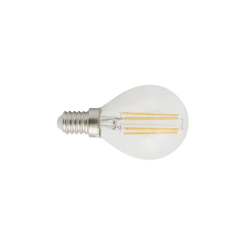 Bombilla LED Classic mini globo DUOLEC E14 luz fría 4w