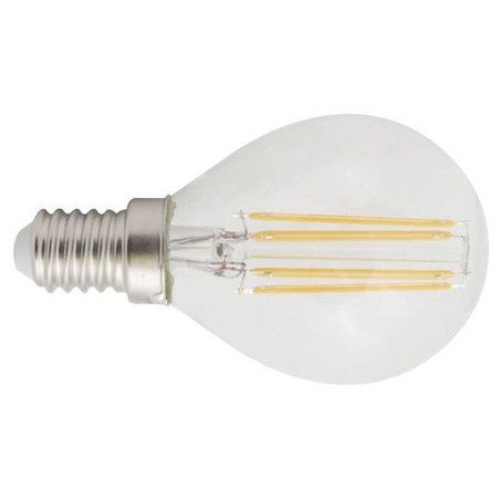 Bombilla LED Classic mini globo DUOLEC E14 luz fría 4w
