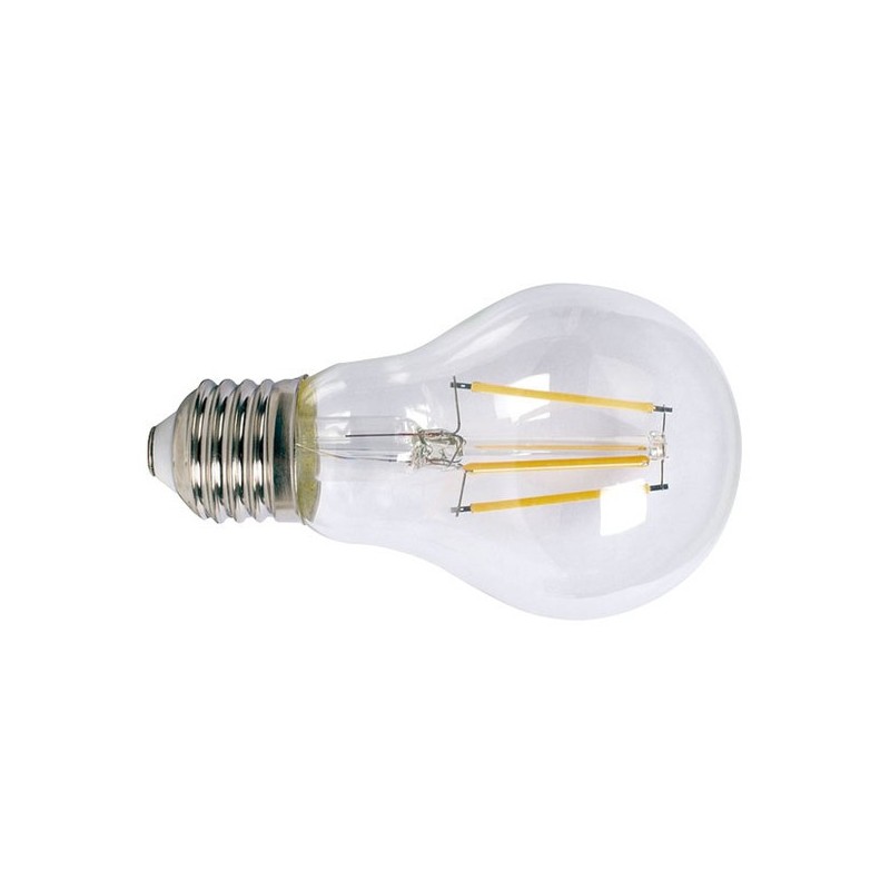 LAMP.LED FILAM.STAND  E27 6W 6400K TRANS