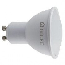 Bombilla LED dicroica 110º DUOLEC GU10 luz cálida 8W