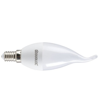 Bombilla vela clásica LED 220º - DUOLEC - E14 luz cálida 7W