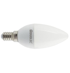 Bombilla LED vela - DUOLEC - E14 luz día 7w