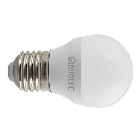 Bombilla LED mini globo 200º - DUOLEC - E27 luz día 5w