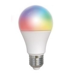 Bombilla Led estándar - ENERGEEKS - E27 wifi dimable + RGB 8W