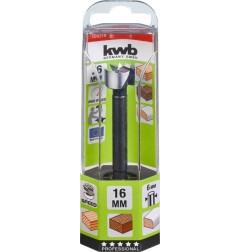Broca con punto de centraje 25mm kwb