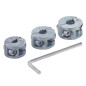 Juego topes profundidad universales Wolfcraft 4 piezas Juego topes profundidad universales Wolfcraft 4 piezas