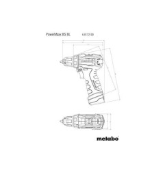 ATORNILLADOR METABO POWERMAXX BS BL 12V 2X2AH
